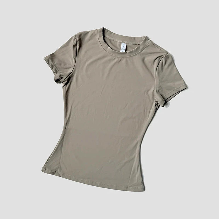 Seamless Moisture Wicking Yoga Shirt for Flexible Performance Pi-Mart