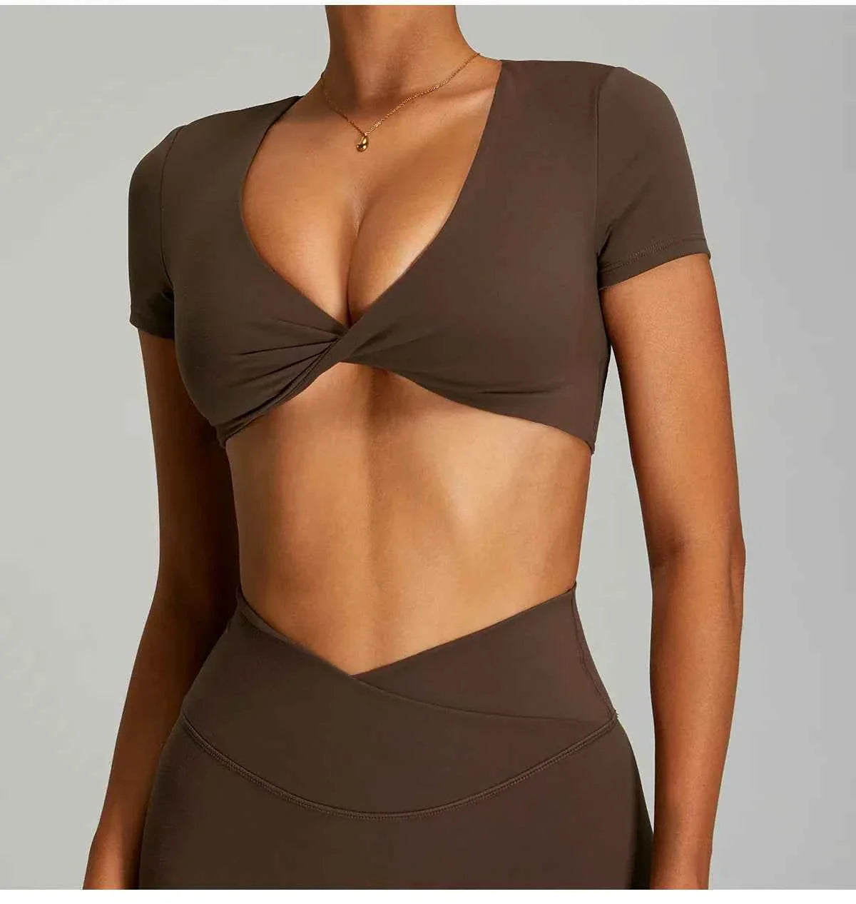 Sexy Backless Yoga Crop Top for Women THRIXINE