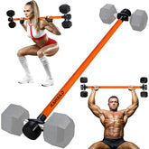 Dumbbell to Barbell Converter Weightlifting Bar THRIXINE