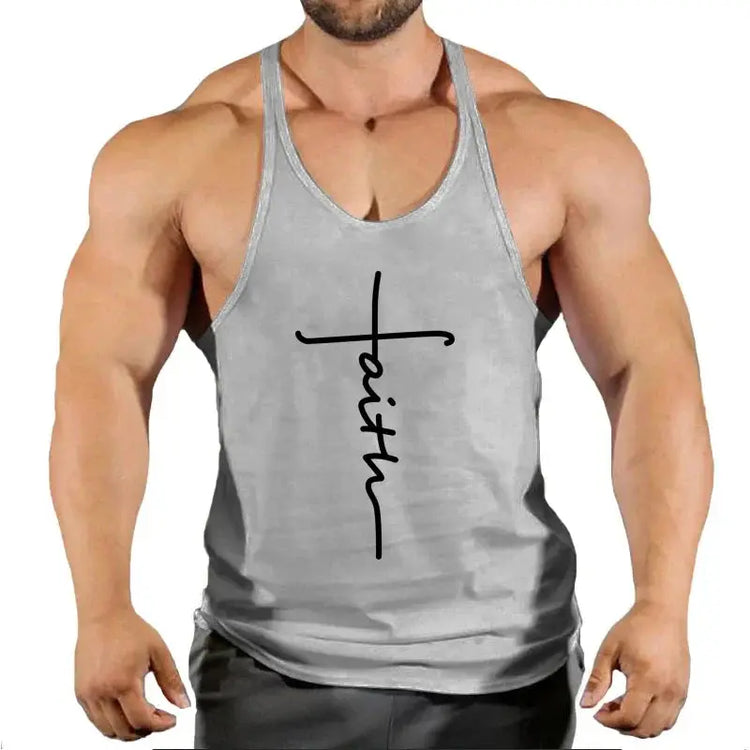Gym Top Men T-shirts Fitness Man Clothes Muscular THRIXINE