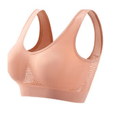 Women Anti-sagging Yoga Sports Bra High-Impact Fitness Tank Top Pi-Mart