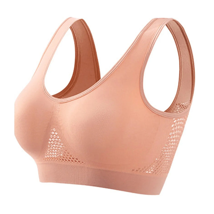 Women Anti-sagging Yoga Sports Bra High-Impact Fitness Tank Top Pi-Mart