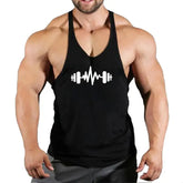 Gym Top Men T-shirts Fitness Man Clothes Muscular THRIXINE