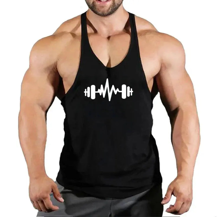 Gym Top Men T-shirts Fitness Man Clothes Muscular THRIXINE