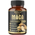 Maca Root Capsules - Natural Energy Supplement, Supports Athletic Performance and Motivation, Builds Muscle and Strengthens Roksy