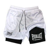 Everlast Double Layer Compression Shorts for Fitness and Basketball Pi-Mart