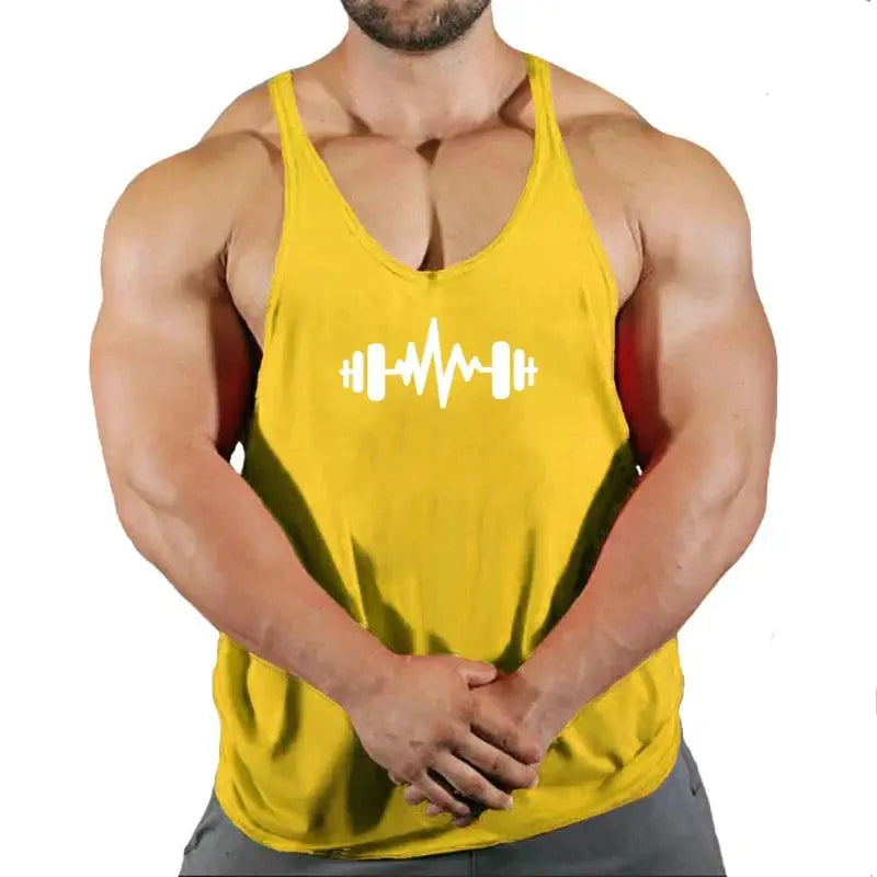 Gym Top Men T-shirts Fitness Man Clothes Muscular THRIXINE