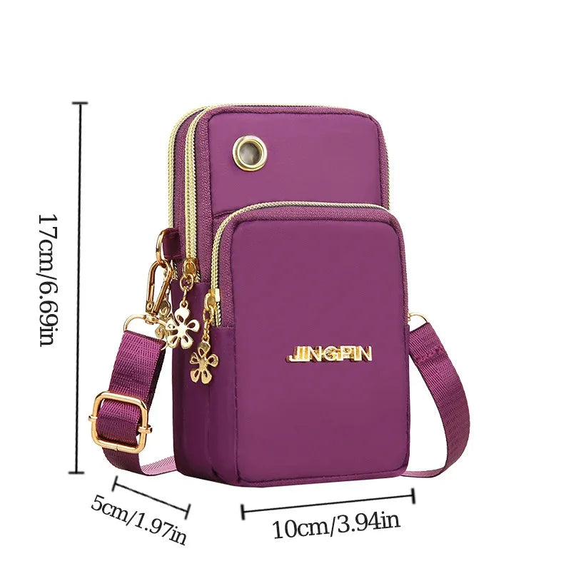 2025 New Women's Slant Mini Bag, Mobile Phone Bag, Fashion Mom Money Bag Pi-Mart