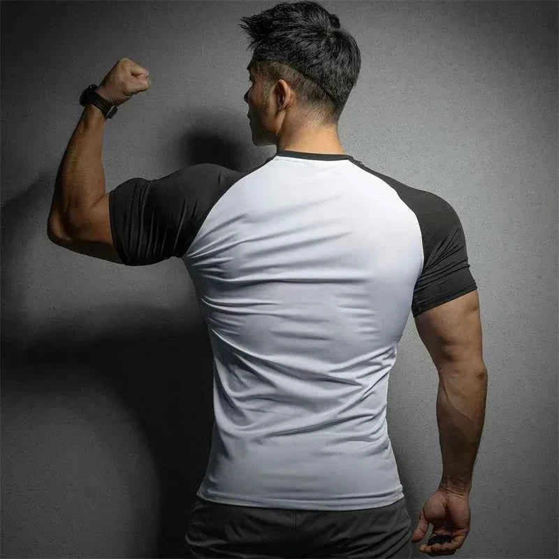 Men's Quick-Dry Summer Sports Running Tee THRIXINE
