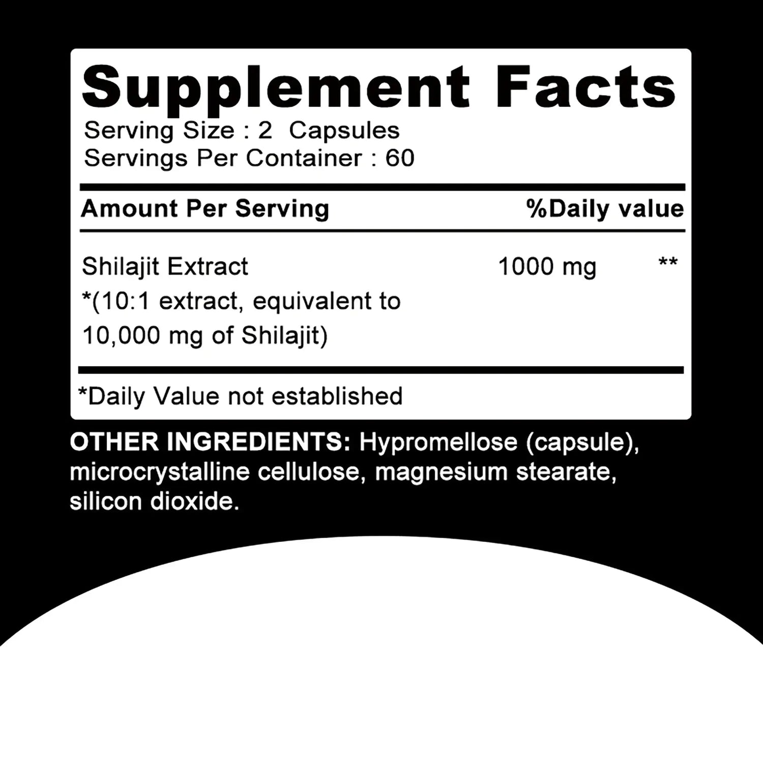 Shilajit Supplements - Enhance Nutrient Absorption and Promote Detoxification, Relieve Stress - 120 Capsules Roksy