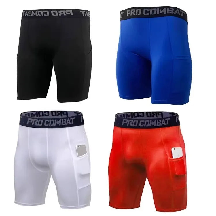 Men Compression Training Shorts for Enhanced Performance and Support Pi-Mart