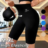 High Waist Seamless Fitness Shorts with Utility Pocket Pi-Mart