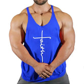 Gym Top Men T-shirts Fitness Man Clothes Muscular THRIXINE