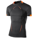 New Summer Gym Breathable T Shirt Men Quick Drying Jogging TShirt Men Training Tees Fitness Tops Running T-shirt MANDOTOS