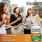 Vitamin B Complex - Stress, Immunity, Heart Health, Nervous System, Energy Metabolism Support - Non-GMO, Vegan, Gluten-Free Roksy