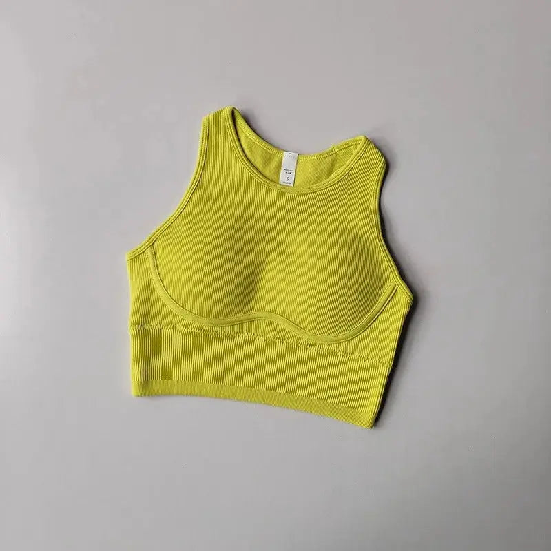 Women's Breathable Push-Up Sports Bra Crop Top THRIXINE