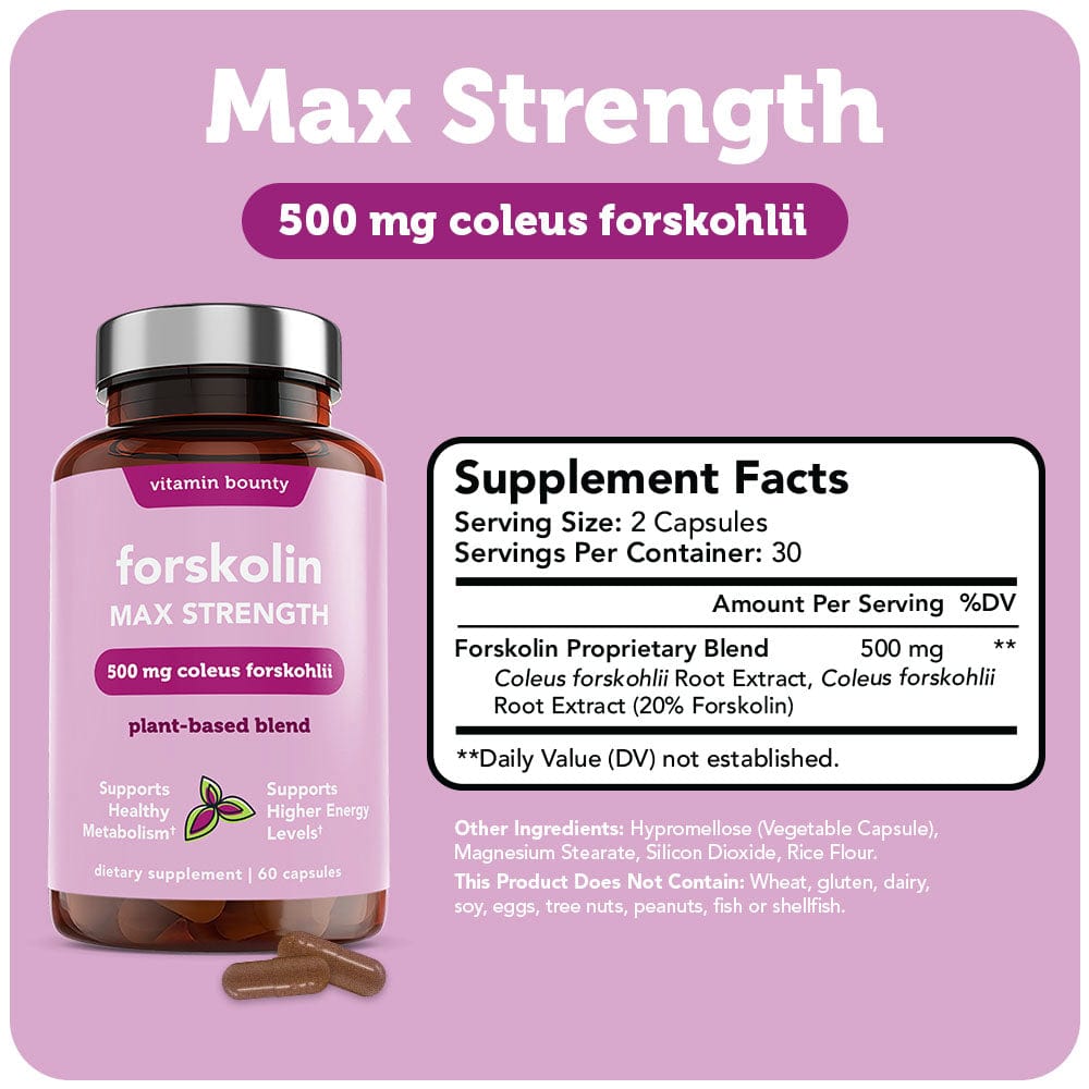 Forskolin Max Strength Vitamin Bounty
