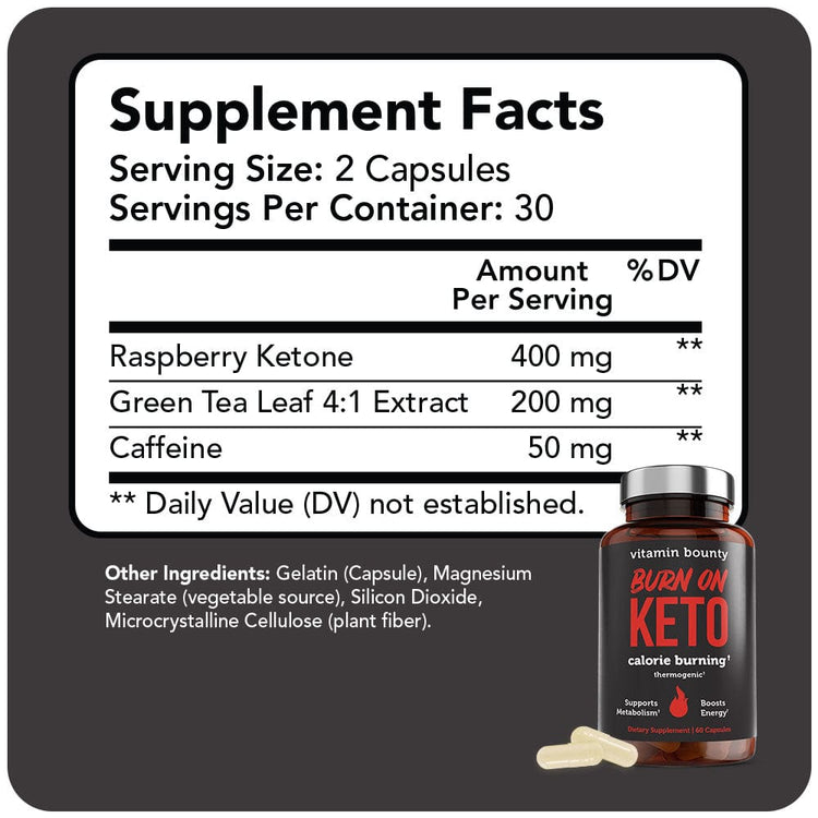 Burn On Keto Vitamin Bounty