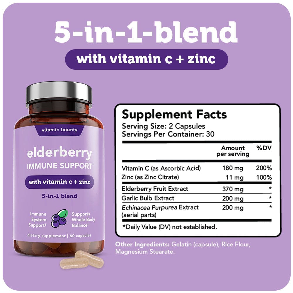 Elderberry Immune Support Vitamin Bounty