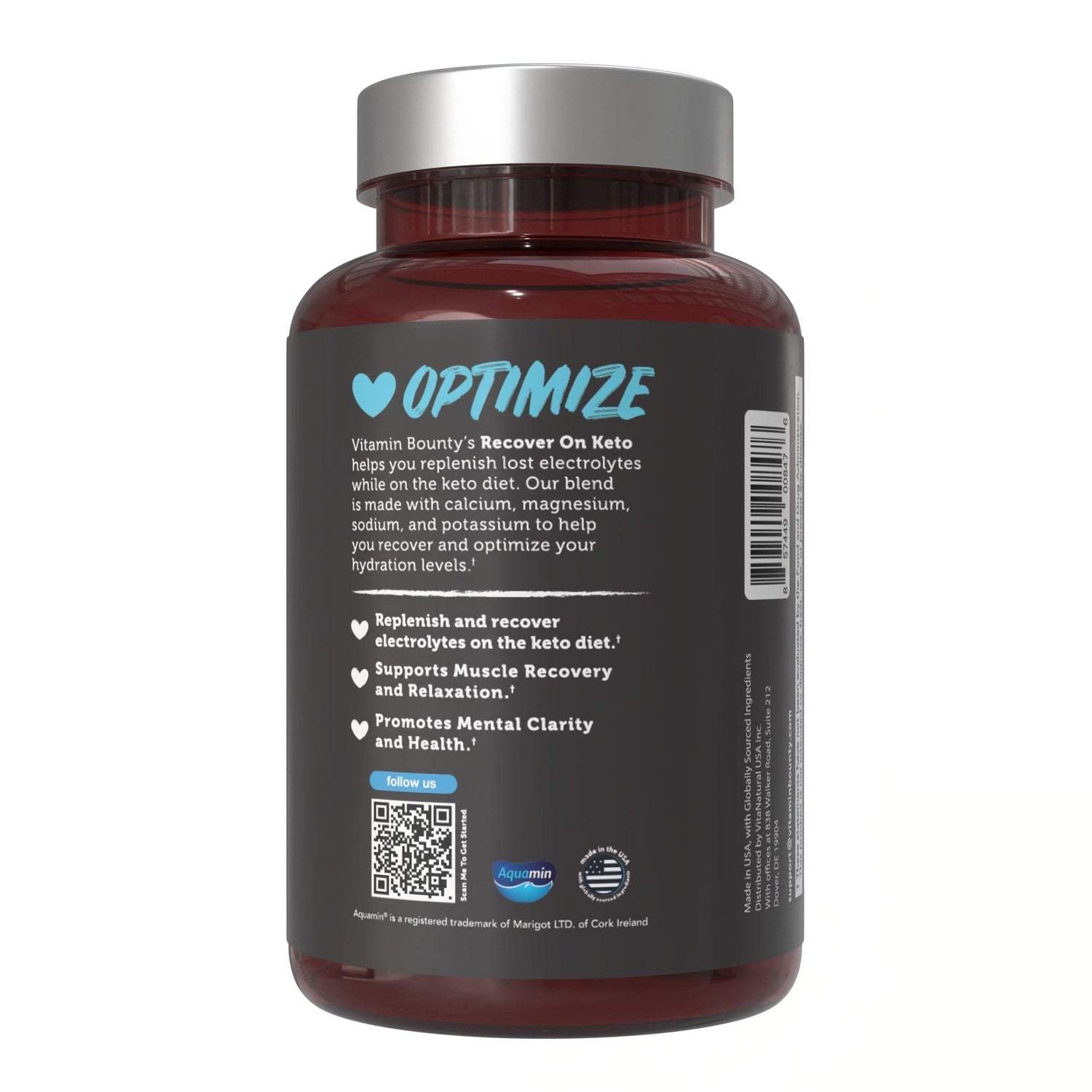 Recover On Keto - Electrolyte Capsules Vitamin Bounty