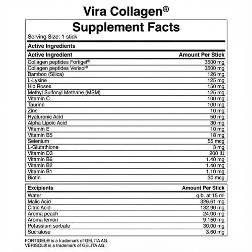 Vira Collagen | Verisol® & Fortigel® Liquid Collagen Supplement Vitadeal