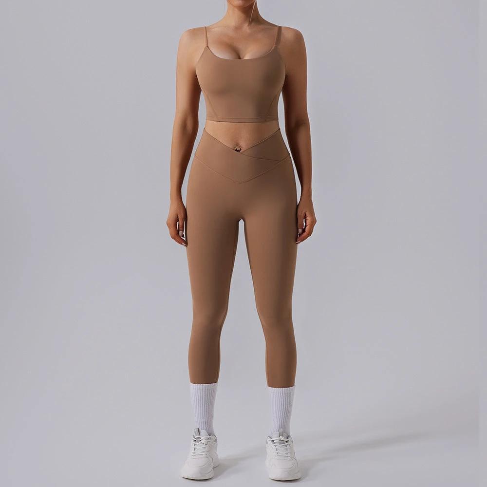 High Waist Tight Yoga Workout Clothes Sports Suit Women Vain Products