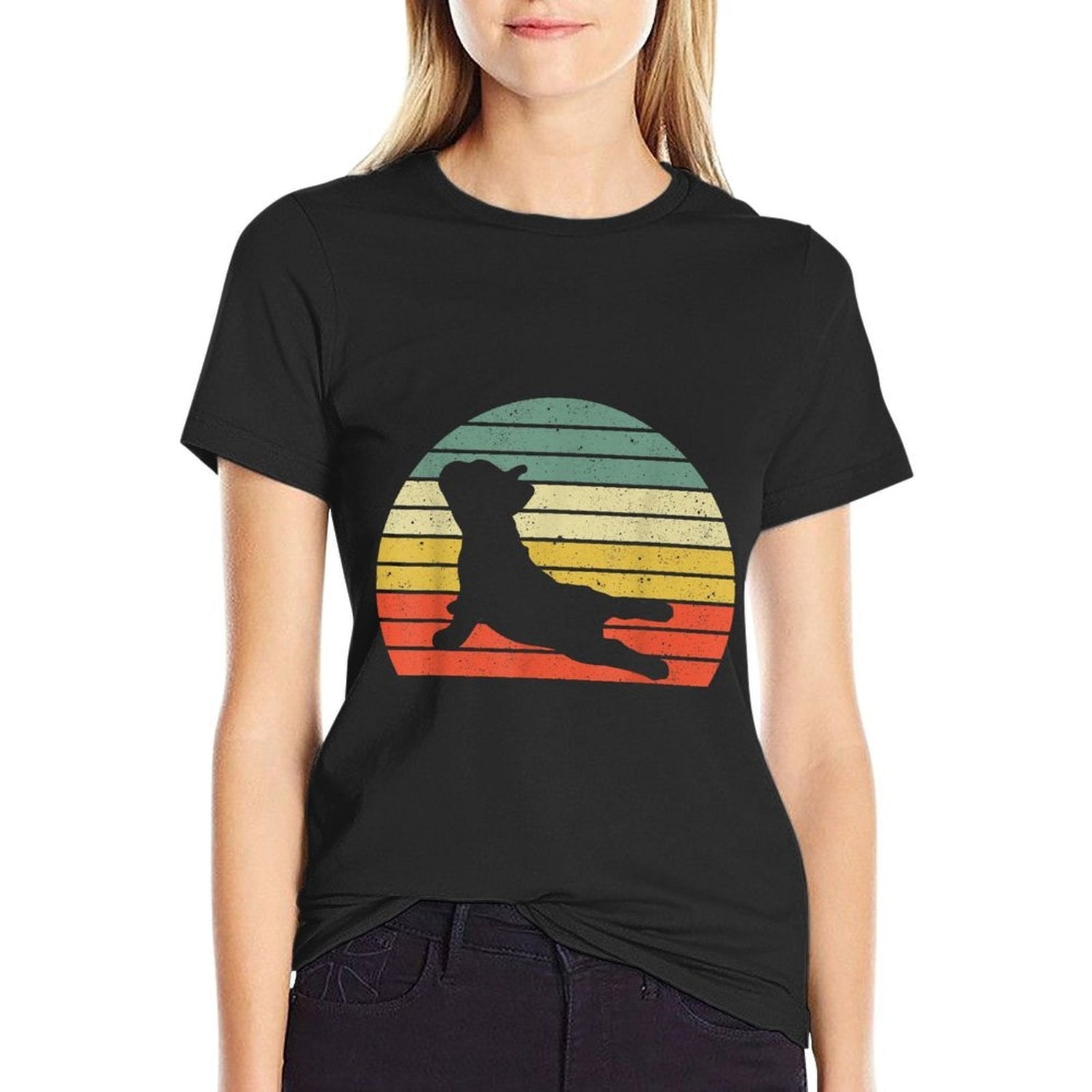 French Bulldog Yoga Funny Frenchie for Men Women  Quick-drying T-Shirt Velarayx