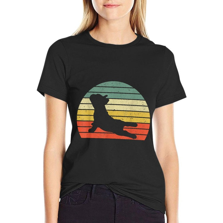 French Bulldog Yoga Funny Frenchie for Men Women  Quick-drying T-Shirt Velarayx