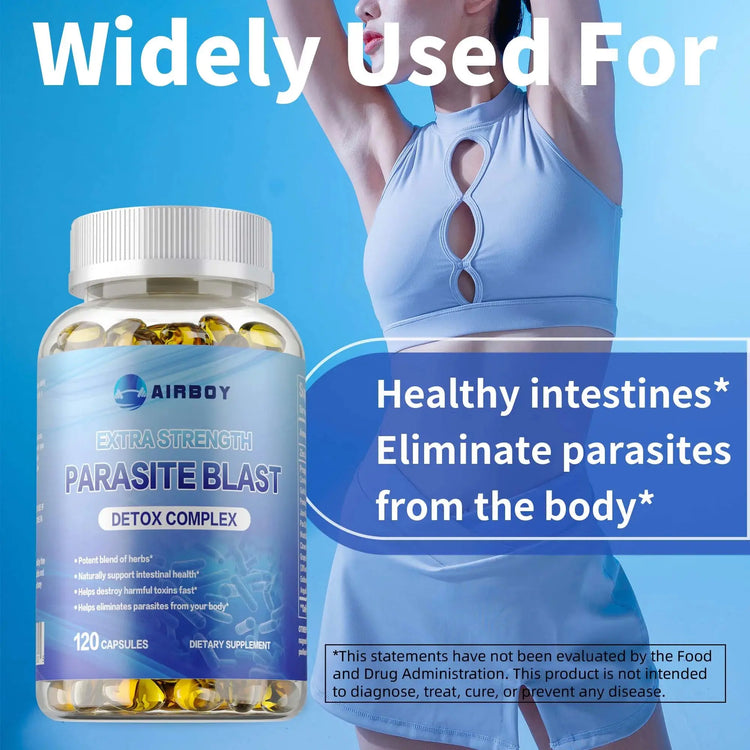 Extra Strength Parasite Detox Cleanse 120 Capsules Roksy