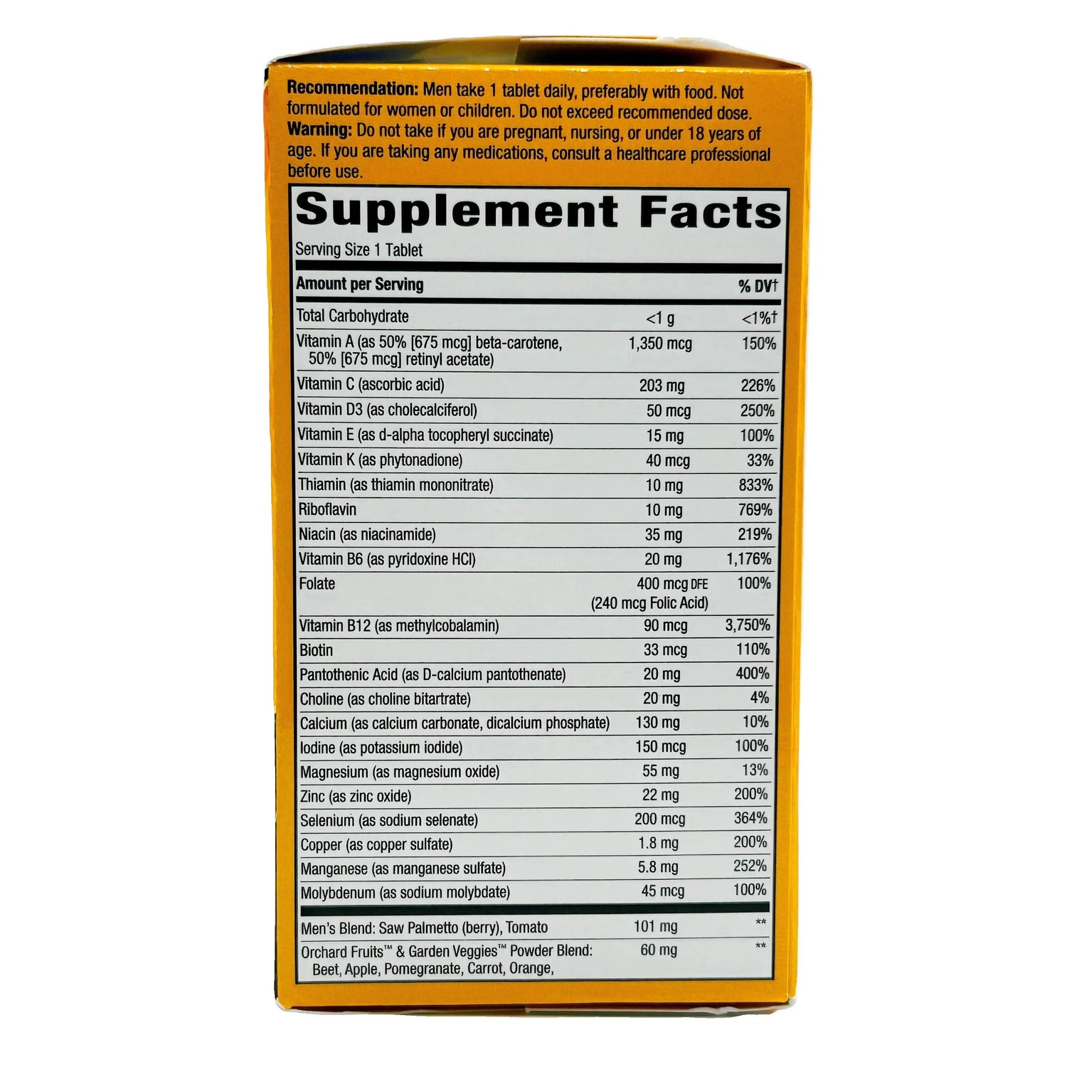Nature’s Way Alive! Men’s 50+ Ultra Multivitamin – 60 Tablets Loopwell Market