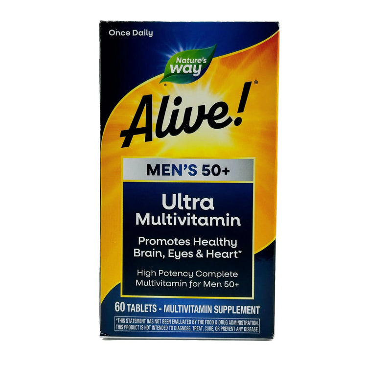 Nature’s Way Alive! Men’s 50+ Ultra Multivitamin – 60 Tablets Loopwell Market