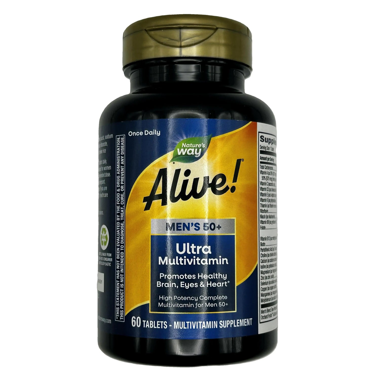 Nature’s Way Alive! Men’s 50+ Ultra Multivitamin – 60 Tablets Loopwell Market