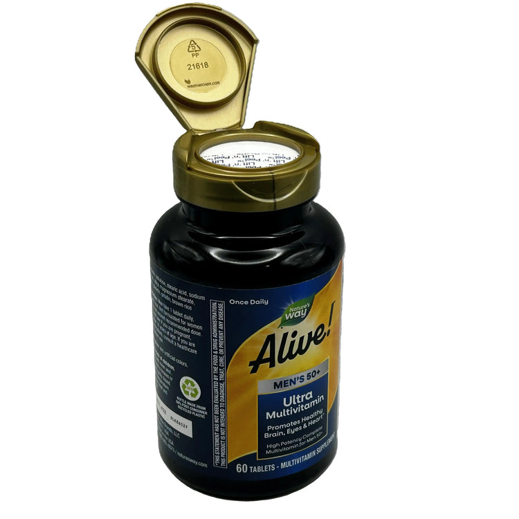 Nature’s Way Alive! Men’s 50+ Ultra Multivitamin – 60 Tablets Loopwell Market