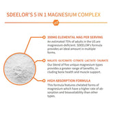 Magnesium Glycinate Malate Vitamin D3 Vegan Formula Supports Bone Health Highly Absorbable Chelated Product Roksy