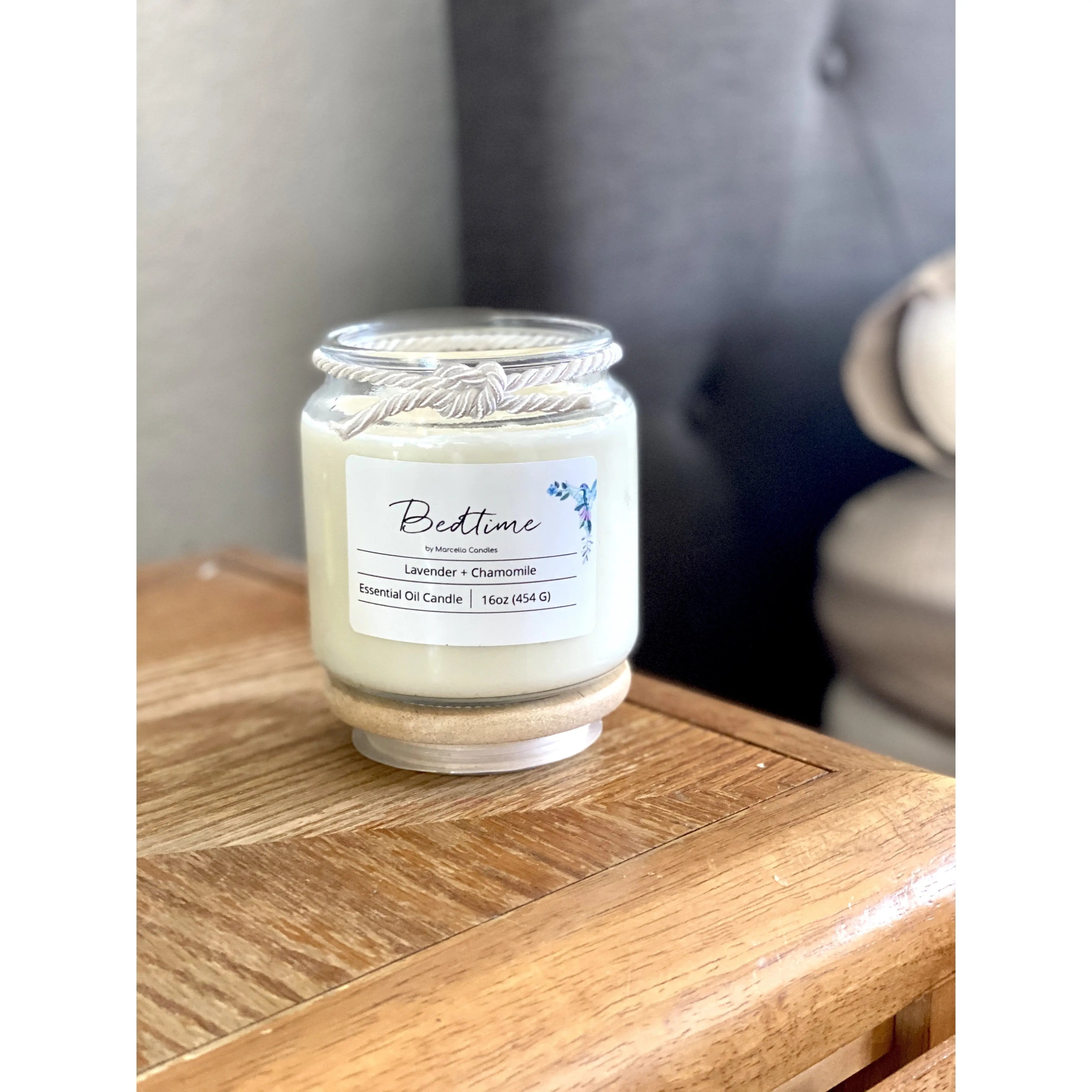 Bedtime Lavender + Chamomile Aromatherapy Candle Marcella Candles