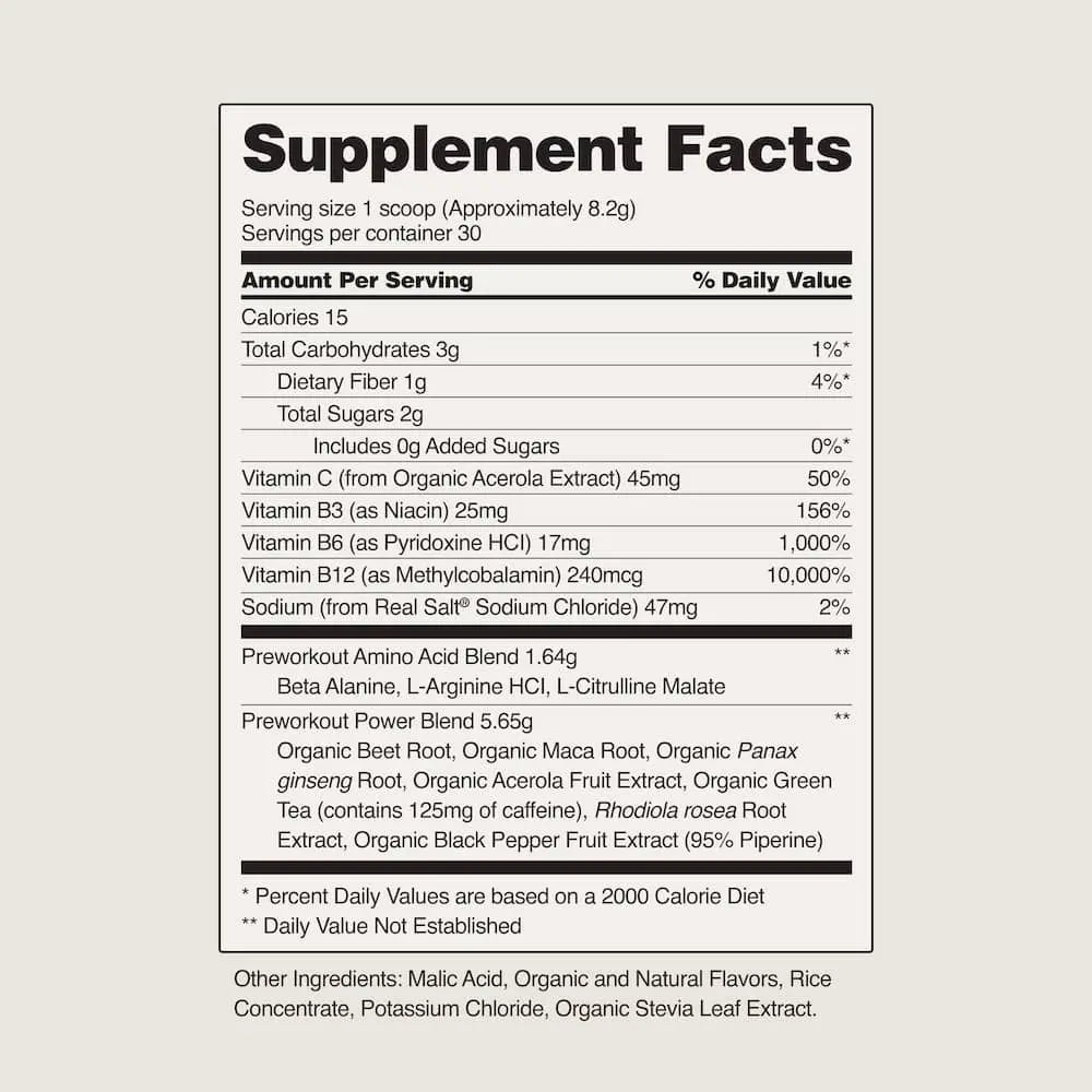 Nitric Oxide Organic Beets Pre-Workout Snap Supplements