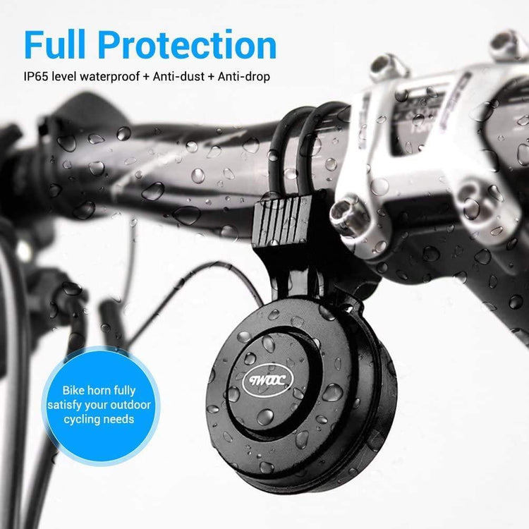Bike Bell Charging Speaker USB Recharged Mini Electric Bike Horn 4 Modes Cycling Electric Bicycle Accessories For Scooter Electric Bike Horn Cycling Bicycle Scooter Horn Battery Waterproof Bicycle Accessories For Kid Stevvex