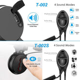 Bike Bell Charging Speaker USB Recharged Mini Electric Bike Horn 4 Modes Cycling Electric Bicycle Accessories For Scooter Electric Bike Horn Cycling Bicycle Scooter Horn Battery Waterproof Bicycle Accessories For Kid Stevvex