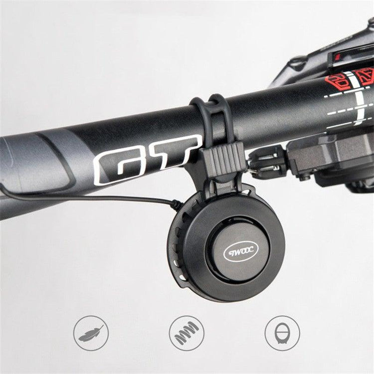 Bike Bell Charging Speaker USB Recharged Mini Electric Bike Horn 4 Modes Cycling Electric Bicycle Accessories For Scooter Electric Bike Horn Cycling Bicycle Scooter Horn Battery Waterproof Bicycle Accessories For Kid Stevvex