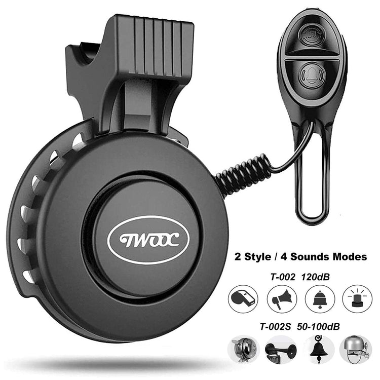Bike Bell Charging Speaker USB Recharged Mini Electric Bike Horn 4 Modes Cycling Electric Bicycle Accessories For Scooter Electric Bike Horn Cycling Bicycle Scooter Horn Battery Waterproof Bicycle Accessories For Kid Stevvex