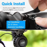 Bike Bell Charging Speaker USB Recharged Mini Electric Bike Horn 4 Modes Cycling Electric Bicycle Accessories For Scooter Electric Bike Horn Cycling Bicycle Scooter Horn Battery Waterproof Bicycle Accessories For Kid Stevvex