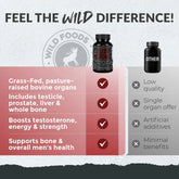 Bull Blend, 30 servings – Natural Male Hormone & Energy Support Wild Foods
