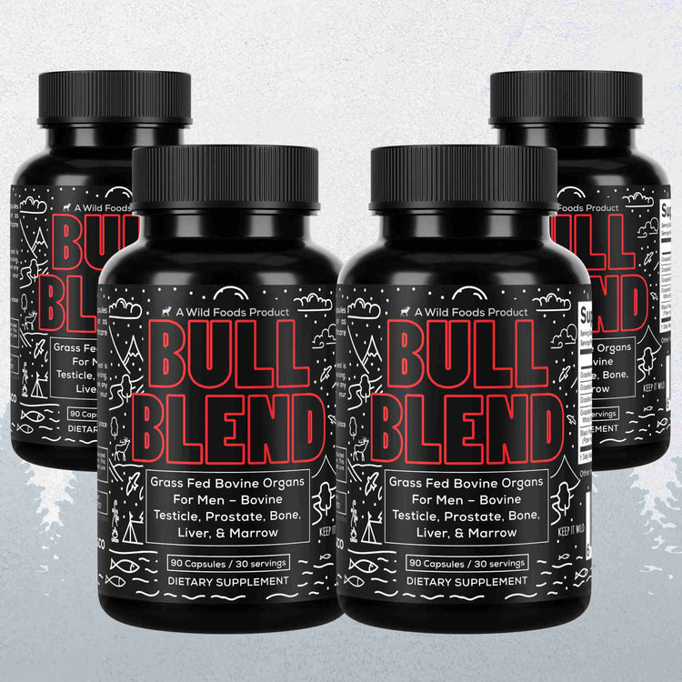 Bull Blend, 30 servings – Natural Male Hormone & Energy Support Wild Foods