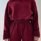 Quarter Zip Sweatshirt and Pants Set
