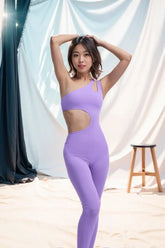 One-piece Exercise Sleeveless Irregular Workout Clothes Vain Products
