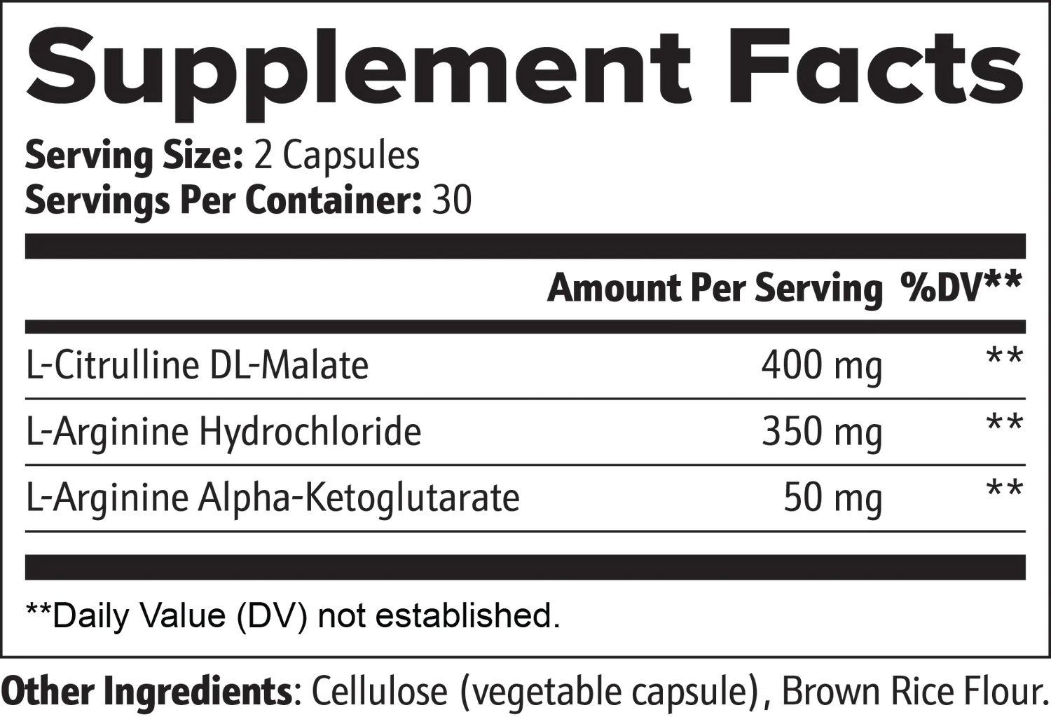 L-Citrulline & L-Arginine Stack -  Made with Love in the USA THRIXINE