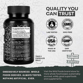 Activated Charcoal Capsules, 60 servings - Made from 100% Organic Coconuts Wild Foods