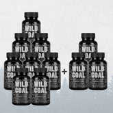 Activated Charcoal Capsules, 60 servings - Made from 100% Organic Coconuts Wild Foods