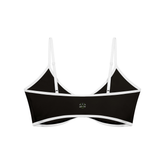 Loki & Ivy Color Block Ruched V-Neck Sports Bra THRIXINE