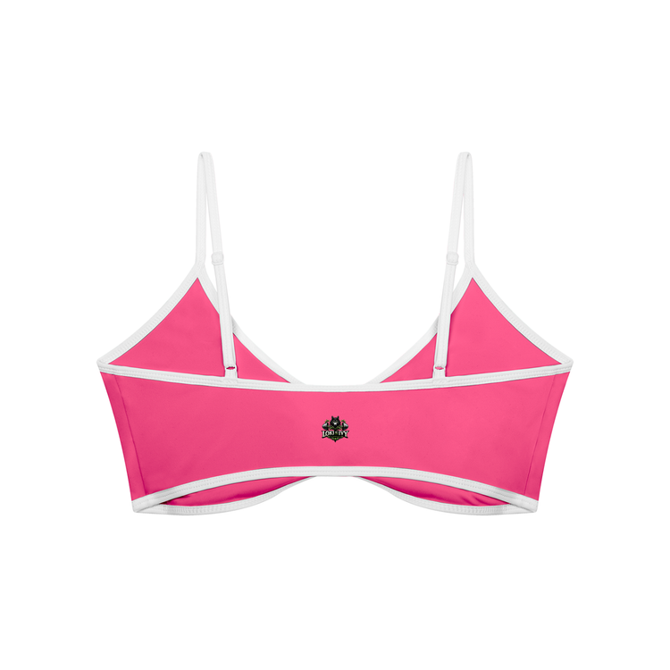 Loki & Ivy Color Block Ruched V-Neck Sports Bra THRIXINE